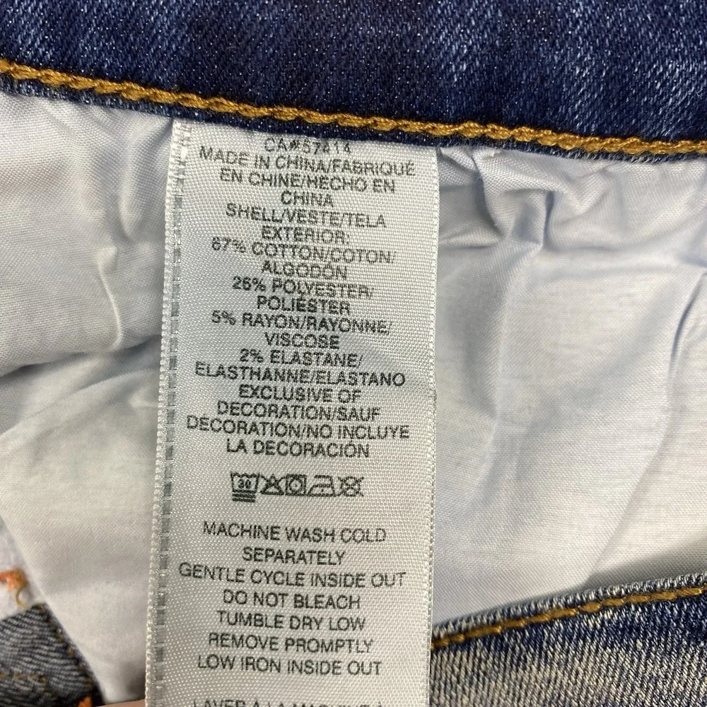 True Religion Jeans Mens 36x34 Blue Denim Pants Ricky Relaxed Straight Flap